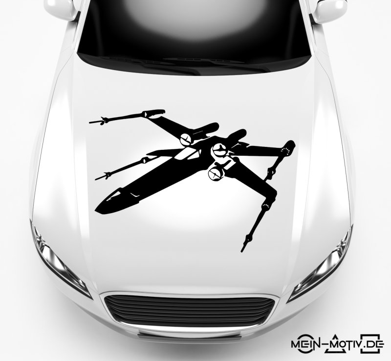 Preview: Aufkleber 46384 Star Wars - X Wing Fighter seitlich